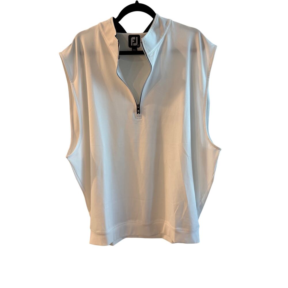 FootJoy Men's Half-Zip Sleeveless Golf Vest, Size 2XL